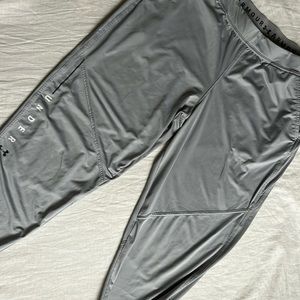 Women’s under armor grey sweatpants size medium